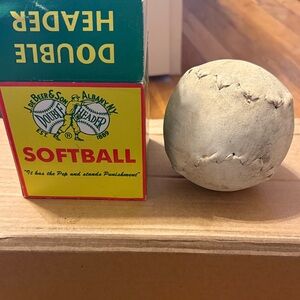 Double H Classic Softball with Yellow and Red Box